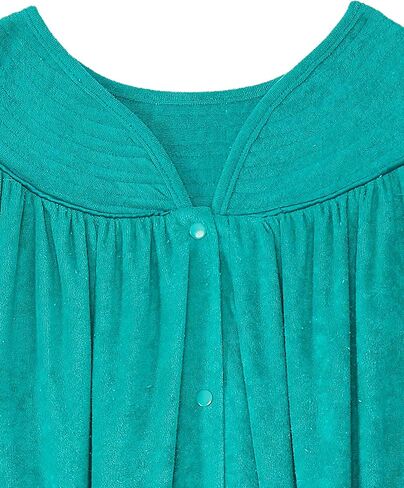 Amerimark Women Full-Length Front Terrycloth Bathrobe-رداء حمام الكاحل الطويل الطويل الامتصاص in Saudi Arabia