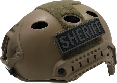 3pcs sheriff patches pvc gray background with background for hats caps sets clothing calting backs (3 pack ، 1pcs 4 "x 1.4" ، 1pcs 6 "× 2" ، و 1pcs 8.5 × 3 ") in Saudi Arabia