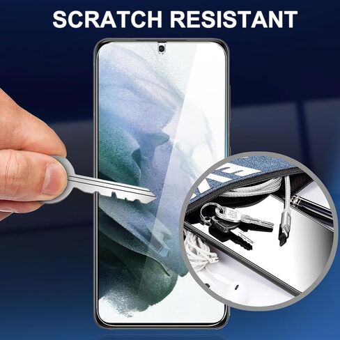 TENOC Screen Protector for Samsung Galaxy S22 & S23, 2-Pack Clear 9H Tempered Glass Film Cover Sensor Protection Case Friendly for 6.1 inch in Saudi Arabia