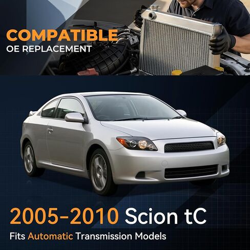 الرادياتير الأسرة التلقائي المتوافقة مع 05-10 Scion TC AT ، DPI 2776 مصنع المبرد تبريد صف واحد ، CORM in Saudi Arabia