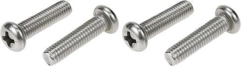M5 x 20mm Pan Head Phillips Machine Screws 304 Stainless Steel - 100pcs- (G7.23) in Saudi Arabia