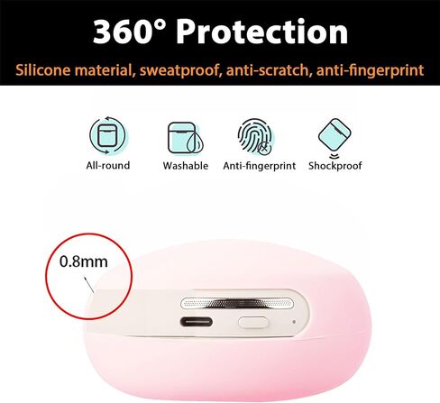 Adhiper Silicone Case Cover for Sonos Ace Headphones, Sweat Ear Pads Cover/Headphone Cover Accessories for Sonos Ace, Sweatproof & Easily Washable (Black) in Saudi Arabia