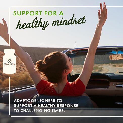 Swanson Ultimate Ashwagandha KSM -66 - المكملات العشبية التي تدعم مستويات الإجهاد الصحية والاسترخاء - الصيغة الطبيعية لتعزيز عقلية هادئة ومريحة - (60 كبسولات الخضار ، 250 ملغ لكل منهما) (4 عبوات) in Kuwait