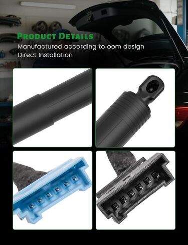 1Pair Power Lift Support Shock Strut Compatible with Volvo XC60 3.2/T5/T6 Sport Utility,T6 Ocean Race 2012-2017,Rear Tailgate Left Side & Rear Tailgate Right Side,Replace # 31386705(L) 31386706(R) in Kuwait