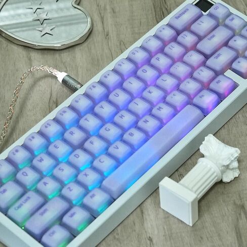 113 Keys Cute Pink Keycap, Cherry Profile Silicone Keycaps Set for 60% 65% 75% 95% Mechanical Keyboards Cherry Mx Gateron Swithes in Saudi Arabia