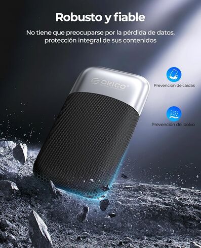 ORICO 1TB External SSD with 2 in 1 USB C & A Cable, Up to 460MB/s, Plug and Play Portable Solid State Drives, Reliable Storage for USB C Smartphone, Tablet, PC - M5PLUS in Saudi Arabia