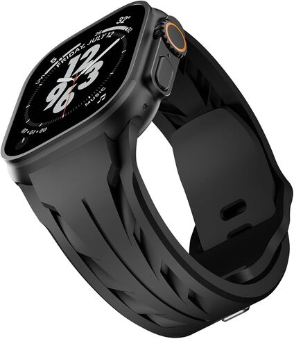 Sports Silicone Band Compatible with Apple Watch Ultra 2/1 49mm Bands for Men,Luxury Supercar Rubber Strap for iWatch Series 10 46mm, 9/8/7 45mm, SE2/SE 6/5/4 44mm, 3/2/1 42mm in Saudi Arabia