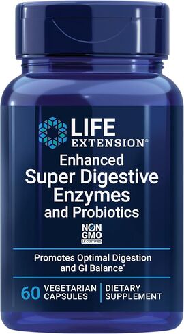 Life Extension Enhanced Super Digestive Enzymes and Probiotics, 90 Vegetarian Capsules in Saudi Arabia