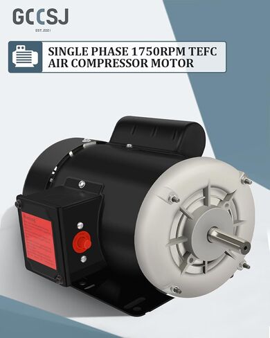 محرك كهربائي 3HP 3450 دورة في الدقيقة محرك المزرعة، محرك أحادي الطور 145T إطار 230 فولت 7/8 بوصة قطر العمود 60 هرتز CW/CCW TEFC in Kuwait