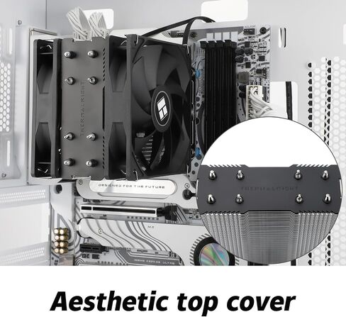 Asssassin x 120r SE V2 CPU Air Cooler ، 4 أنابيب حرارة ، ارتفاع 148 مم ، TL-C12C-L V2 PWM CPU CPU ، ل AMD AM4 AM5/Intel LGA1700/1150/1151/1200 ، لون الضوء الثابت ، LGA17XX CPU COOKING in Saudi Arabia