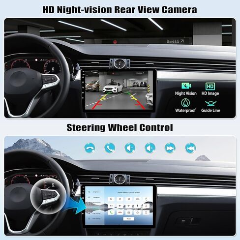 2 + 64g Android 13 Car Stereo لـ Jeep Compass 2017-2020 مع Carplay Android Auto ، 10.1 "شاشة تعمل باللمس مع WiFi GPS Mirror Link Bluetooth EQ FM RDS SWC + Camera Backup in Kuwait