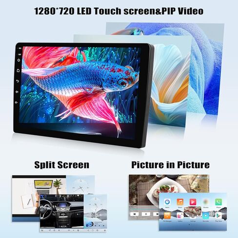 2 + 64g Android 13 Car Stereo لـ Jeep Compass 2017-2020 مع Carplay Android Auto ، 10.1 "شاشة تعمل باللمس مع WiFi GPS Mirror Link Bluetooth EQ FM RDS SWC + Camera Backup in Kuwait