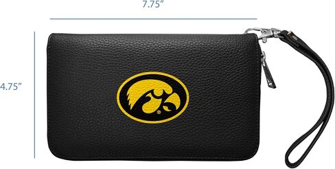Littlearth NCAA Purdue Boilermakers Zip Organizer Wallet, Team Color, 4" x 7.5" x 1" in Saudi Arabia