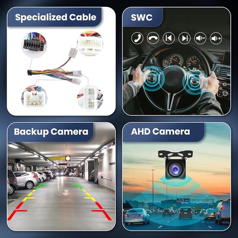 [2G+64G] Car Radio for Toyota Prado 120/ Lexus Gx470 2004-2009 Android Car Stereo Carplay Wireless Android Auto, Hodozzy 9 inch Touch Screen with GPS/WiFi/Bluetooth, FM RDS, Mirror Link,Backup Camera in Kuwait