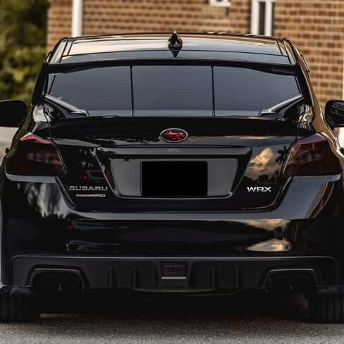 ABS OE-Style الخلفي غطاء المفسد جناح المفسد متوافق مع 2015-2021 سوبارو WRX STI ، 2016 2017 2018 2019 2020 (Painted White) in Saudi Arabia