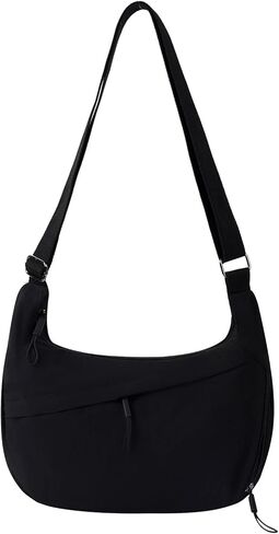 Crescent Bags for Women Nylon Hobo Crossbody Bags Casual Shoulder Handbags Multi-Pocket Sling Bag Lightweight Crossbody Purse in Kuwait