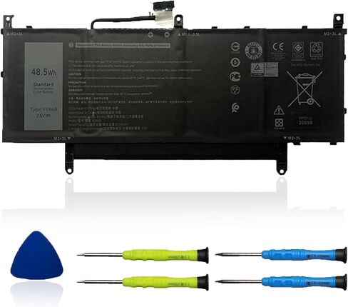 V5K68 بطارية الكمبيوتر المحمول متوافقة مع Dell Latitude 9520 Series Notebook TVKGH N2NLL HYMNG 08NFC7 N2NLL N7HTO 0PKW00 089GNG 0HYMNG 7.6V 48.5WH in Kuwait