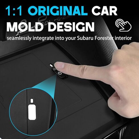 SENSHINE Wireless Charging Non-Slip Mat for Grand Highlander 2024 2025 Black Silicone Protective Pad Center Console Phone Charger Pad Liners Anti-Scratch Interior Accessories in Saudi Arabia