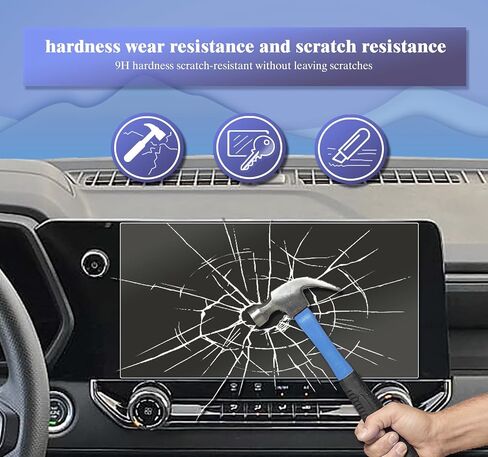 2pcs for 2025 2024 Chevy Colorado Screen Protector for 2024 Chevy Colorado Accessories 2025 2024 2023 Chevrolet Colorado & GMC Canyon Dashboard 11 in& Navigation 11.3inch Tempered Glass Screen Protector 2024 Canyon at4 in Saudi Arabia