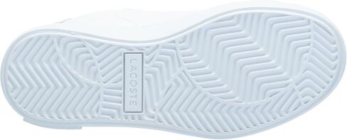 Lacoste Kid's Powercourt Sneaker, White & Black, 2 in Saudi Arabia