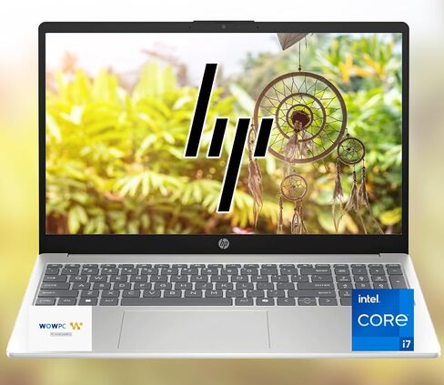 HP 15.6 بوصة كمبيوتر محمول شاشة تعمل باللمس ، Intel Core 5 120U (Beats I7-1355U) CPU 10-Core ، 32GB RAM ، 1TB SSD + 256GB محمول SSD HUB ، WIFI 6 ، WebCAM ، KIPAD ، HDMI ، USB-C ، WIN 11 in Kuwait