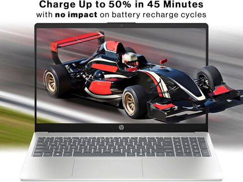HP 15.6 بوصة كمبيوتر محمول شاشة تعمل باللمس ، Intel Core 5 120U (Beats I7-1355U) CPU 10-Core ، 32GB RAM ، 1TB SSD + 256GB محمول SSD HUB ، WIFI 6 ، WebCAM ، KIPAD ، HDMI ، USB-C ، WIN 11 in Kuwait