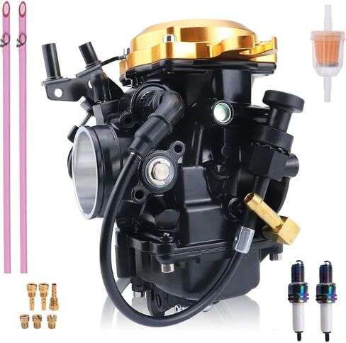 JIK Carburetor for Harley Davidson Road King Twin Cam 40mm CV40 Softail Dyna Sportster XL883 XL1200 Carb Silver in Kuwait