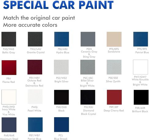 PPX/RPX Patriot Blue Touch Up Paint متوافق مع Dodge ، إصلاح طلاء Car Diy ، دهانات السيارات ، إصلاح سريع وسهل إصلاح الخدش لـ Promaster/1500/2500/3500/4500/5500 in Saudi Arabia