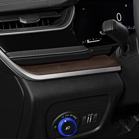 for Jeep 2022-2025 Grand Cherokee/Grand Cherokee 4xe/Grand Cherokee L car Interior 6-Piece Set, Shift Switch, air Conditioning Adjustment, Headlight Switch knob, Start Button Cover/Ring (red) in Kuwait