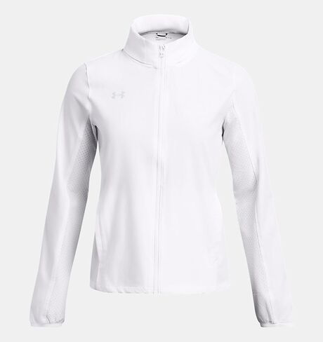 Under Armour Womens Squad 3.0 Warmup Full Zip Jacket Black XL in Kuwait