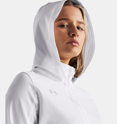 Under Armour Womens Squad 3.0 Warmup Full Zip Jacket Black XL in Kuwait