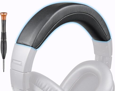 طقم وسادة HeadStrap البروتين البروتين البروتين Soprom لـ Audio Technica ATH M50 ، M50X ، M50XWH ، جزء إصلاح غطاء الرأس لـ M50XBT ، M50XBT2 ، M50S/LE ، M50XSTS ، تثبيت DIY EASY (أسود) in Kuwait