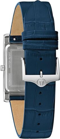 Bulova Men's Classic Sutton 3-Hand Talendar Case Stainless Steel Case و Gray Leather Strap Watch Style: 96B443 in Saudi Arabia