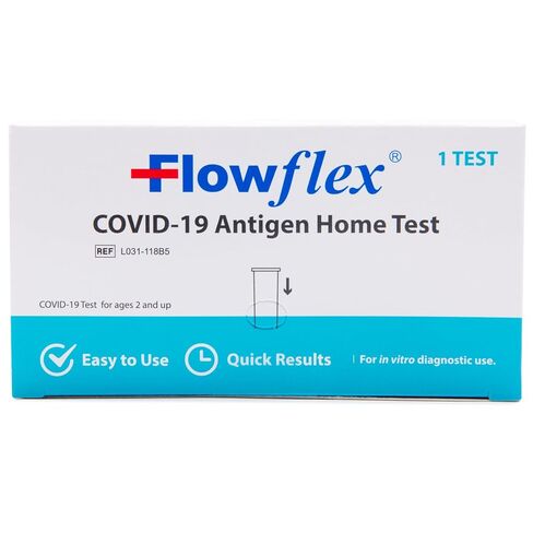 COVID-19 Antigen Home Test kit, 1 Pack, 5 Tests Total. FDA EUA Authorized OTC at-Home Self-Test, Non-invasive Nasal Swab, Easy to Use and No Discomfort, Results in 15 Minutes in Kuwait