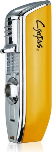 Cigar Cutter and Llighter Set Triple Jet Flame Windproof Lighters in Kuwait