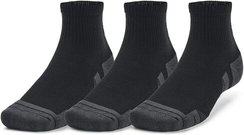 Under Armour Unisex UA Performance Tech Quarter Socks 3-Pack - Sweat Wicking Accessories MD in Kuwait