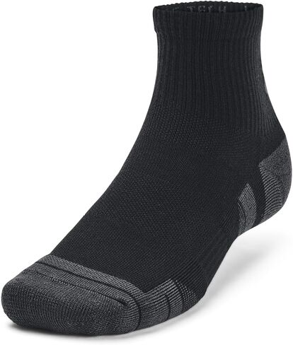 Under Armour Unisex UA Performance Tech Quarter Socks 3-Pack - Sweat Wicking Accessories MD in Kuwait