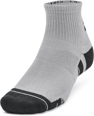 Under Armour Unisex UA Performance Tech Quarter Socks 3-Pack - Sweat Wicking Accessories MD in Kuwait