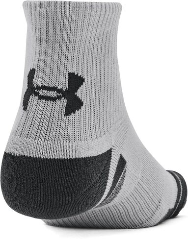Under Armour Unisex UA Performance Tech Quarter Socks 3-Pack - Sweat Wicking Accessories MD in Kuwait