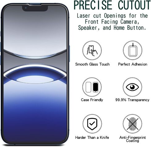 KAREEN 2 Pack Privacy Screen Protector for iPhone 16 Pro Max Tempered Glass, Anti Scratch, Bubble Free, 9H Hardness, Easy to Install in Saudi Arabia