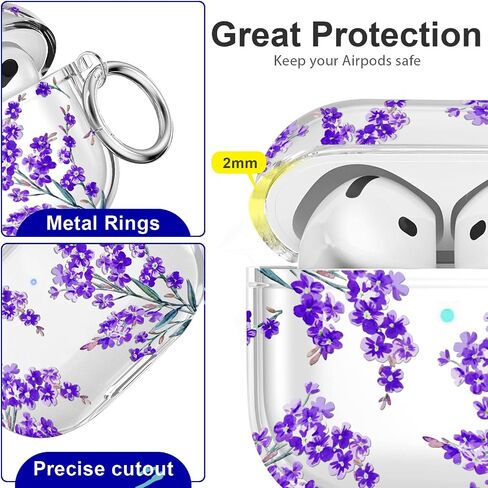 Case for AirPods 4 Clear Girly 3D Bow Design Kawaiis مقاوم للصدمات مع أداة أنظف لـ Apple Airpods Case Generation 2024 - Pink Bow in Kuwait