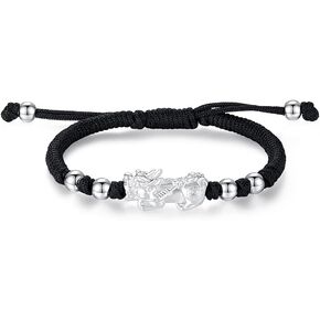 Feng Shui Red String Pixiu Bracelet Pi Yao Wealth Bracelet Jewelry Attract Wealth and Good Luck Gift for Men and Women