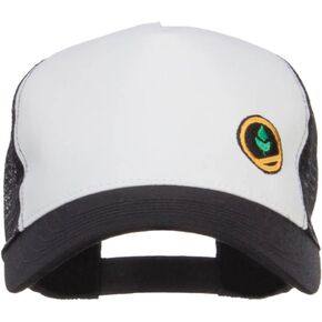 Trainer Red Poke Monster Embroidered Mesh Cap