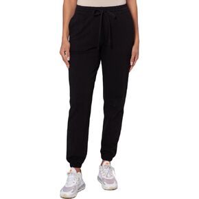BAM BY BETSY & ADAM Womens Black Pocketed Drawstring Tapered-Leg Sweatpant Lounge Pants S