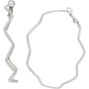 Zig Zag Hoop Earrings
