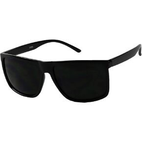 ShadyVEU Classic Oversized Square Sunglasses Flat Top Minimalist Lightweight UV400 Large Shades