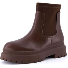 CUSHIONAIRE Women's Dee Chelsea Stretch boot +Memory Foam, Wide Widths Available