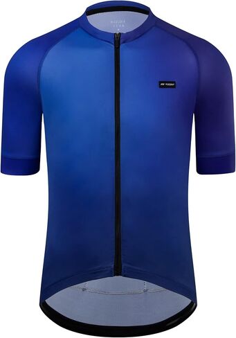 قميص جيرسي لركوب الدراجات للرجال بأكمام قصيرة مع حزام طاقة و4 جيوب، خفيف الوزن مناسب للسباق على الطرق، قميص جيرسي لركوب الدراجات in Kuwait
