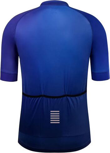 قميص جيرسي لركوب الدراجات للرجال بأكمام قصيرة مع حزام طاقة و4 جيوب، خفيف الوزن مناسب للسباق على الطرق، قميص جيرسي لركوب الدراجات in Kuwait