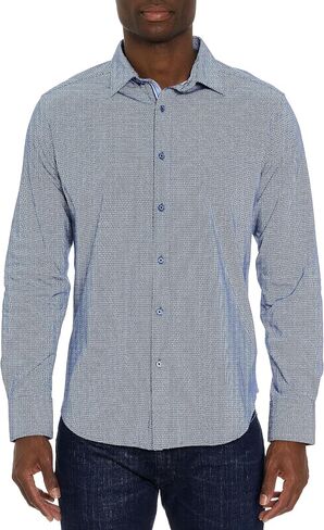 Robert Graham Men's Liotta L/S Knit Shirt in Saudi Arabia